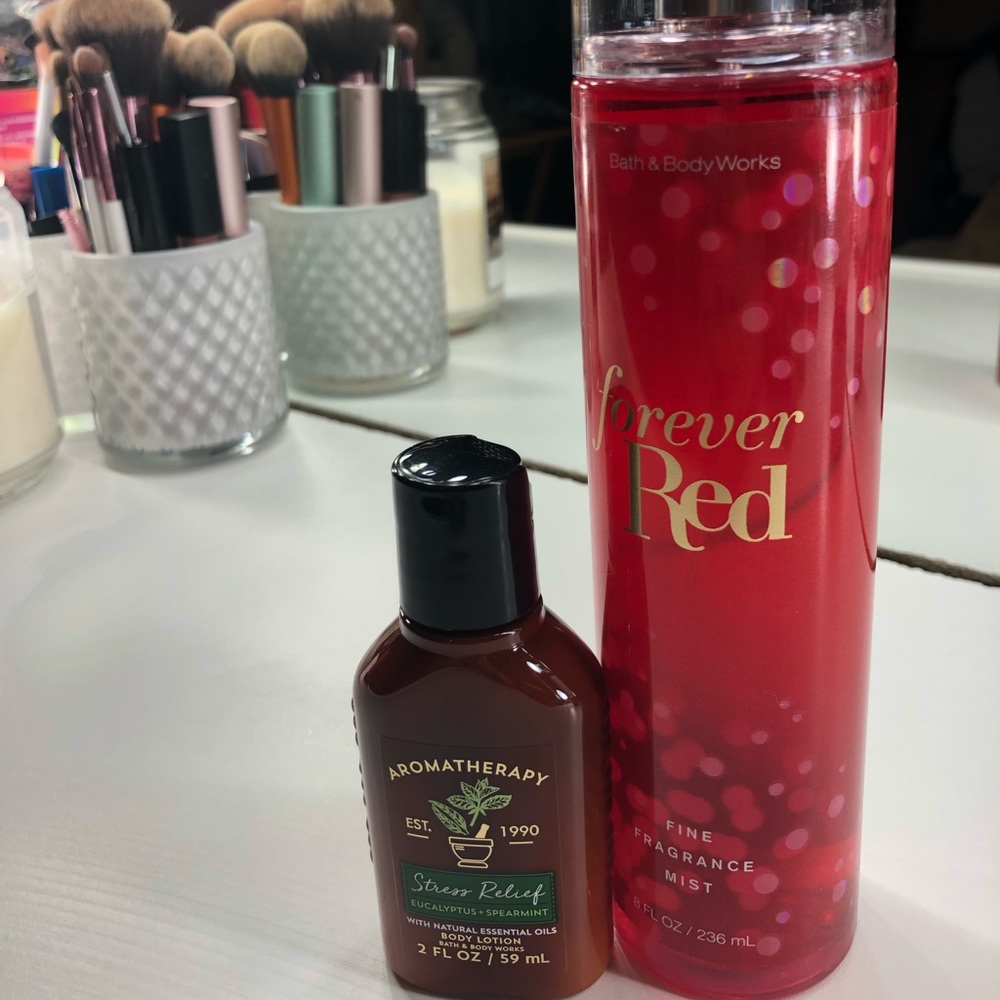 Bath & Body Works (Forever Red & Aromatherapy)